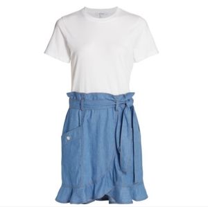 Derek Lam Hudson Mixed Media Dress